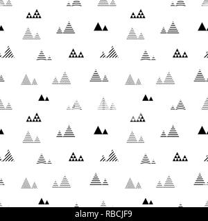 Pyramide transparente motif. Répétez avec carreaux géométriques triangles. Illustration de Vecteur