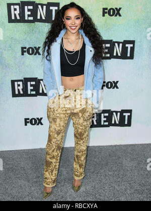 Los Angeles, USA. 8 janvier, 2019. Singer Tinashe Kachingwe Jorgensen arrive à FOX's 'NT' Appuyez sur la princesse qui s'est tenue à la FOX Studio Lot le 8 janvier 2019 à Century City, Los Angeles, Californie, États-Unis. (Photo par Xavier Collin/Image Crédit : Agence de Presse) L'agence de presse Image/Alamy Live News Banque D'Images