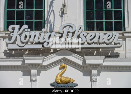 Golden swan Brewery, marché, Aix-la-Chapelle, Rhénanie du Nord-Westphalie, Allemagne, Brauhaus Goldener Schwan, Markt, Nordrhein-Westfalen, Deutschland Banque D'Images