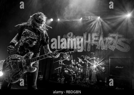 The Wildhearts effectuer au Koko lors d'une tournée célébrant le 25e anniversaire de l'album "Earth vs The Wildhearts' Featuring : Gingembre Où : London, Royaume-Uni Quand : 02 Déc 2018 Crédit : Neil Lupin/WENN Banque D'Images