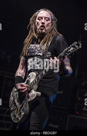 The Wildhearts effectuer au Koko lors d'une tournée célébrant le 25e anniversaire de l'album "Earth vs The Wildhearts' Featuring : Gingembre Où : London, Royaume-Uni Quand : 02 Déc 2018 Crédit : Neil Lupin/WENN Banque D'Images