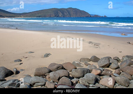 Leuchtturm Bay sur Bruny Island Banque D'Images