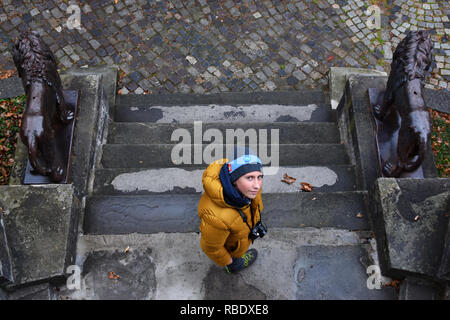 SINAIA, Roumanie - le 7 novembre 2018. La visite du château, le plus ancien Stirbey bâtiment civil à Sinaia. Aujourd'hui musée de la ville de Sinaia. Banque D'Images