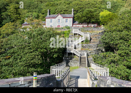 Musée de l'hôpital de carrière LlanLlyn Padarn country park Llanberis dans le Nord du Pays de Galles Banque D'Images