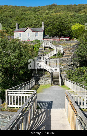 Musée de l'hôpital de carrière LlanLlyn Padarn country park Llanberis dans le Nord du Pays de Galles Banque D'Images