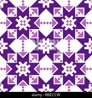 Violet et rose motif géométrique background transparent Banque D'Images