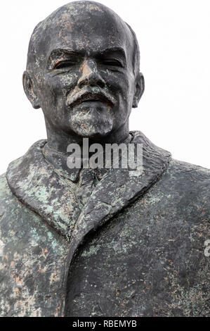 Une partie de la statue de Lénine à pleine longueur ou Statue Parc Memento Park, (Szoborpark) Budapest, Hongrie Banque D'Images