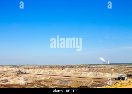 Le lignite, centrale électrique, lippendorf, Banque D'Images