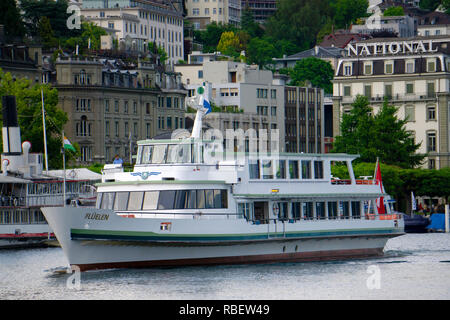 Voyage en Suisse au lac de Lucerne Banque D'Images