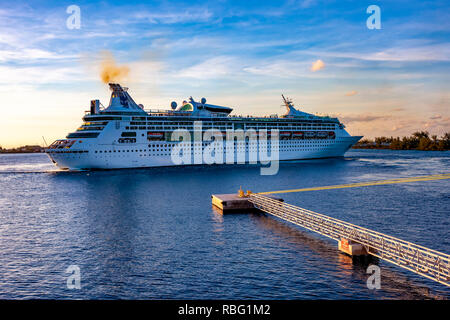 Prince George Wharf, Nassua Bahamas. Banque D'Images