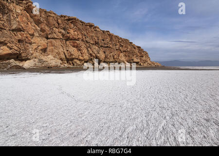 Le Lac d'orumieh télévision sel,ouest province de l'Azerbaïdjan, l'Iran Banque D'Images