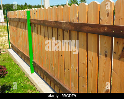 Clôture en bois Banque D'Images
