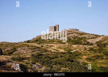 ST JOHN'S, Terre-Neuve, Canada - le 14 août 2018 : La tour Cabot sur Signal Hill. ( Ryan Carter ) Banque D'Images