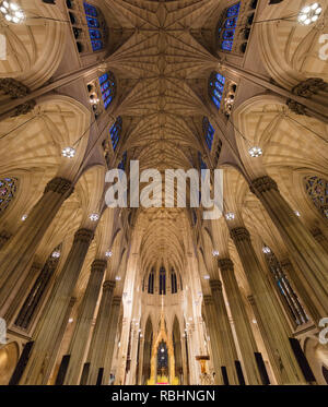 La Cathédrale St Patrick l'un des principaux l'un des principaux sites touristiques de Manhattan à New York États-Unis Banque D'Images