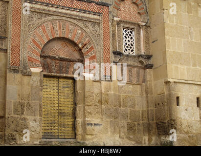 Puerta del Espiritu Santo au Mosque-Cathedral Cordoue, Cordoue, Andalousie, Espagne ; Europe Banque D'Images