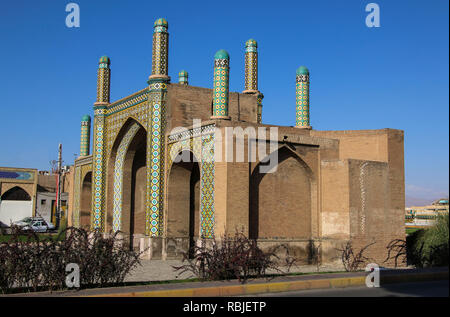 Qazvin Gateway ou Darbe Kushk Gate, Qazvin, nord-ouest de l'Iran Banque D'Images