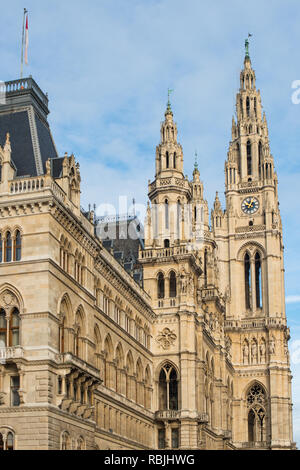 Neues Rathaus (hôtel de ville), Vienne, Autriche. Banque D'Images