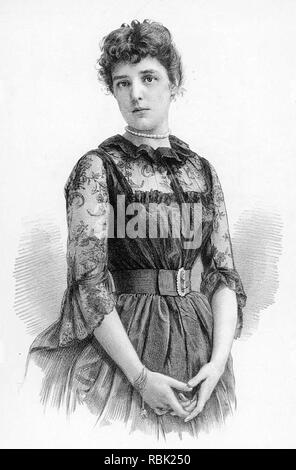 JENNIE JEROME (Lady Randolph Churchill) 1854-1921 mère de Winston Churchil Banque D'Images