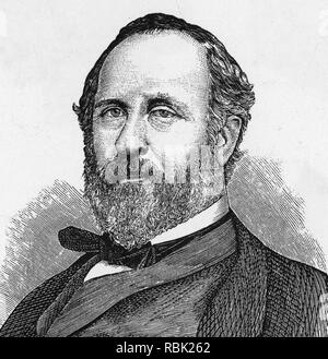 WILLIAM TWEED (1823-1878) Homme politique américain qui a Tammay Hall pendant plusieurs années Banque D'Images