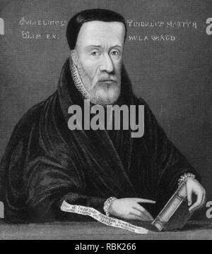 WILLIAM TYNDALE c 1494-1536) chef protestant anglais qui a traduit la Bible en anglais4 Banque D'Images