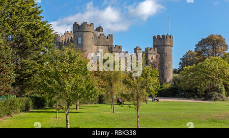 Le château de Malahide à Malahide, Irlande. Banque D'Images