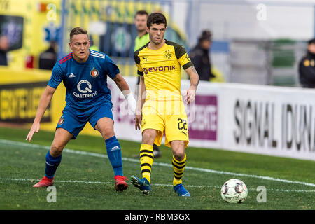 MARBELLA - 11-01-2019 L'Eredivisie néerlandaise de football, saison 2018 / 2019. Feyenoord player Jens Toornstra pendant le match Feyenoord - Borussia Dortmund. Banque D'Images