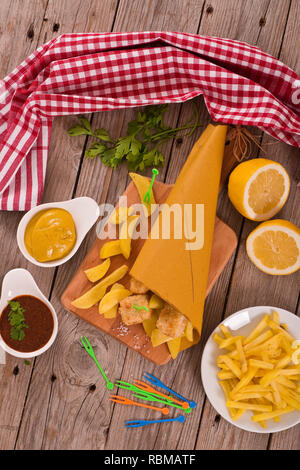 Fish and chips. Banque D'Images