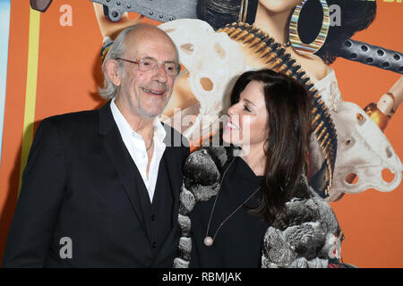 Universal Pictures et DreamWorks Pictures' 'Bienvenue à Marwen' Premiere tenue à l'Arclight Hollywood à Los Angeles, Californie le 10 décembre 2018 mettant en vedette : Christopher Lloyd, Jane Walker Bois Où : Los Angeles, California, United States Quand : 10 Déc 2018 Crédit : Sheri/WENN.com Determan Banque D'Images