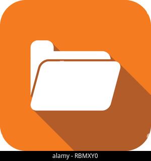 L'icône de dossier Scénario Illustration de Vecteur