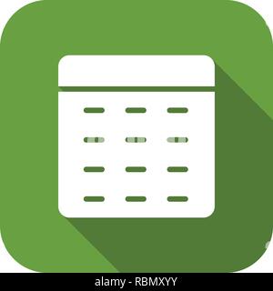 L'icône Calculatrice de vecteurs Illustration de Vecteur