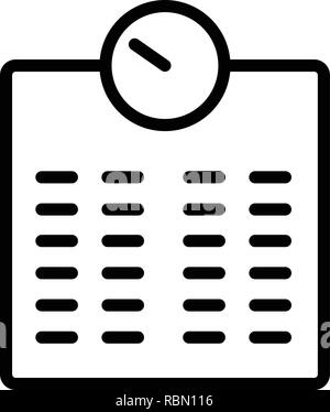 Pondération vecteur Icône de machine Illustration de Vecteur