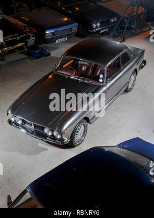 Bristol 411 Voiture de sport de luxe britannique Banque D'Images