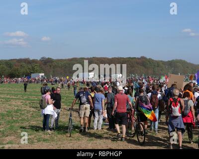 'Ende Gelände' 06-10-2018 03. Banque D'Images