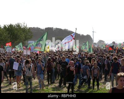 'Ende Gelände' 06-10-2018 08. Banque D'Images