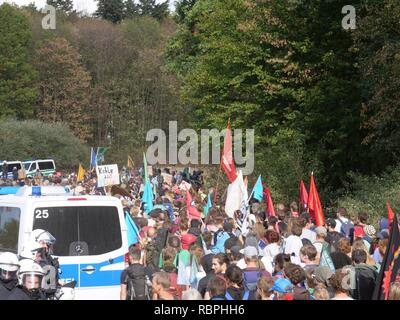 'Ende Gelände' 06-10-2018 13. Banque D'Images