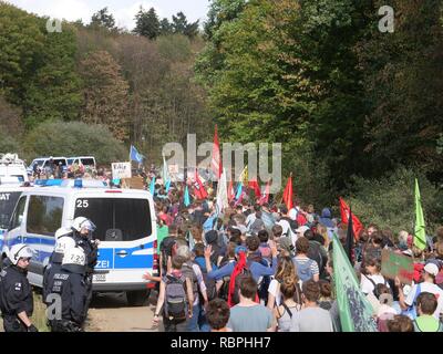 'Ende Gelände' 06-10-2018 14. Banque D'Images