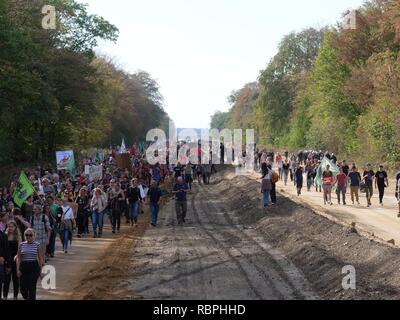 'Ende Gelände' 06-10-2018 16. Banque D'Images