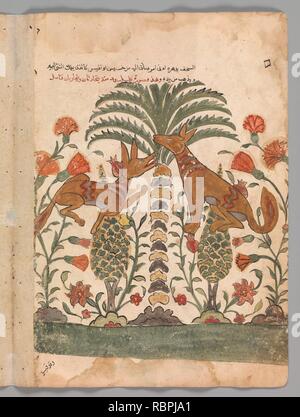 «Upbraiding Kalila Dimna', folio d'un Kalila wa Dimna Banque D'Images