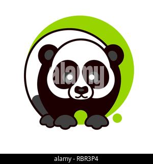 L'icône de Panda pour la conception graphique. Vector illustration Illustration de Vecteur