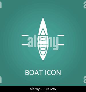 L'icône du bateau. Vector illustration. Illustration de Vecteur