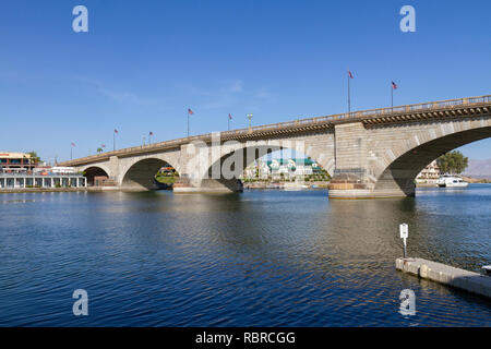 Le Pont de Londres à Lake Havasu City, l'ouest de l'Arizona, United States. Banque D'Images
