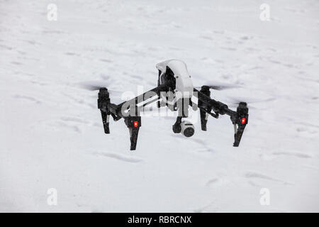 Drone sur neige Banque D'Images