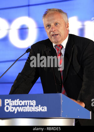 Varsovie, Mazovie / Pologne - 2006/05/21 : Stefan Niesiolowski, plate-forme civique Platforma Obywatelska chef de parti au cours de la politique national Congress Banque D'Images