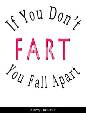 Créé numériquement l'image si vous n'avez pas péter On s'effondre Banque D'Images