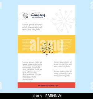 Mise en page modèle pour Blast profil desire ,rapport annuel, présentations, dépliant, brochure Vector Background Illustration de Vecteur