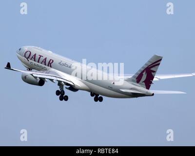 A7-AFZ Qatar Airways Cargo Airbus A330-243F - le cn 1406 Pic4. Banque D'Images