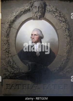 'George Washington, pater patriae' par Rembrandt Peale, ch. 1824. Banque D'Images