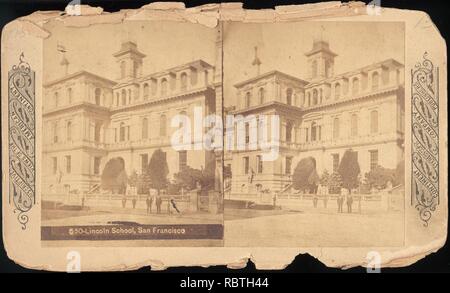 -Groupe de 26 Stéréogramme une vue sur San Francisco, Californie- Banque D'Images