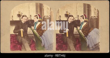 -Groupe de 42 Stéréogramme Vues de la London Stereoscopic Company, 1860-1870, de nombreux Hand-Colored à illustrer des livres- Banque D'Images