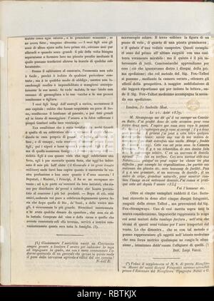 -Ricoglitore Di Cognizioni Utili. Anno 2o, No 12 (15 octobre 1839), p. 50- Banque D'Images